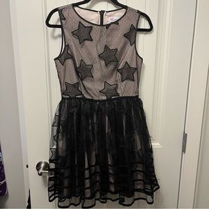 Red Valentino black star dress